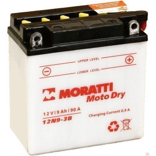 Аккумулятор Moratti 12V9 с/зар. с/эл.(YTX9-BS)